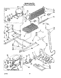 UNIT Diagram and Parts List for ET20DKXVW00  Whirlpool Refrigerator