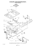 COOK TOP AND MANIFOLD , LITERATURE Diagram and Parts List for SF305ESRW5  Whirlpool Range