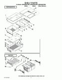 Part Location Diagram of WPW10313893 Whirlpool Glass Shelf