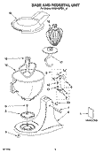 BASE AND PEDESTAL UNIT, OPTIONAL PARTS Diagram and Parts List for 5KSM150PSSOB0  KitchenAid Mixer