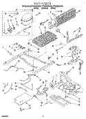 UNIT Diagram and Parts List for ET22DKXDB01  Whirlpool Refrigerator