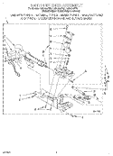 3401771 BURNER ASSEMBLY Diagram and Parts List for LGR4634EW0  Whirlpool Dryer