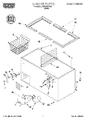 SECTION Diagram and Parts List for RH2299REW06  Roper Freezer