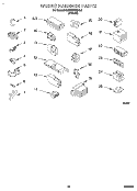 WIRING HARNESS Diagram and Parts List for KAWE578BAL1  KitchenAid Washer