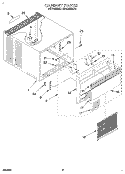 Part Location Diagram of 1163767 Whirlpool SEAL-FRONT