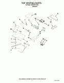 TOP VENTING PARTS Diagram and Parts List for KDRS407VSS03  KitchenAid Range