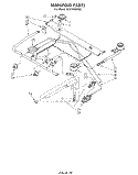 MANIFOLD Diagram and Parts List for SF0105SPW0  Whirlpool Range