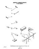 WIRING HARNESS Diagram and Parts List for DU8500XT5  Whirlpool Dishwasher