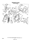 SECTION Diagram and Parts List for LE6810XSW0  Whirlpool Dryer