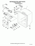 Part Location Diagram of W10190541 Whirlpool SUPPORT