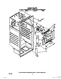 LINER Diagram and Parts List for 6ET16ZKXWG00  Whirlpool Refrigerator