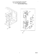 LATCH BOARD Diagram and Parts List for MT3070SHB0  Whirlpool Microwave
