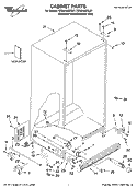 Part Location Diagram of 2223419 Whirlpool Service & Wiring Sheet