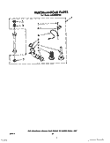 MISCELLANEOUS, LIT/OPTIONAL Diagram and Parts List for LA5300XKW0  Whirlpool Washer