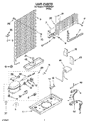 UNIT PARTS Diagram and Parts List for TT18TKXPQ01  Estate Refrigerator