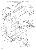 Part Location Diagram of 3947797 Whirlpool PANEL-CNTL