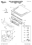 Part Location Diagram of W10110974 Whirlpool Harness, Main