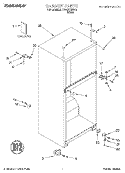 CABINET, LITERATURE Diagram and Parts List for TT14DKXEW16  Estate Refrigerator