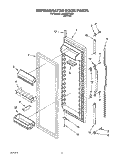 Part Location Diagram of 4318336 Whirlpool TRIM-DOOR