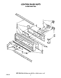 Part Location Diagram of 3181288 Whirlpool Glass, Control Panel