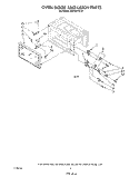 OVEN DOOR AND LATCH Diagram and Parts List for MW3601XS0  Whirlpool Microwave