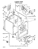 SECTION Diagram and Parts List for LE3300XSW0  Whirlpool Dryer