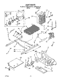 UNIT Diagram and Parts List for KSRS25QAAL01  KitchenAid Refrigerator