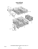 RACK Diagram and Parts List for 8587L10  Roper Dishwasher
