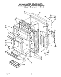 REFRIGERATOR DOOR Diagram and Parts List for ET20DKXWW03  Whirlpool Refrigerator
