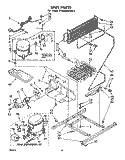 UNIT Diagram and Parts List for ET20MKXLWR2  Whirlpool Refrigerator