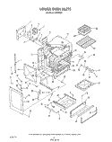 Part Location Diagram of 4342576 Whirlpool Frame, Storage Door Panel