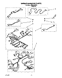 WIRING HARNESS Diagram and Parts List for KEBS276YWH1  KitchenAid Wall Oven