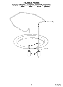 HEATER PARTS Diagram and Parts List for KUDS03FTSS3  KitchenAid Dishwasher