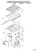 COMPARTMENT SEPARATOR Diagram and Parts List for 8ET20NKXAN00  Whirlpool Refrigerator