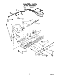 CONTROL Diagram and Parts List for 4ED25PWXWN02  Whirlpool Refrigerator