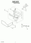 PUMP PARTS Diagram and Parts List for KUIC15PLTS2  KitchenAid Ice Maker