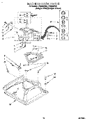 MACHINE BASE Diagram and Parts List for LTG6234DQ0  Whirlpool Washer Dryer Combo