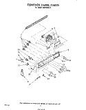 CONTROL PANEL Diagram and Parts List for RS676PXL0  Whirlpool Range