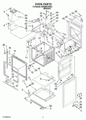 OVEN PARTS Diagram and Parts List for KDRS807SSS03  KitchenAid Range
