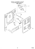 REAR CHASSIS, LIT/OPTIONAL Diagram and Parts List for KGRT500FAL0  KitchenAid Range