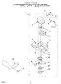 PUMP Diagram and Parts List for KUIS155HBL1  KitchenAid Ice Maker