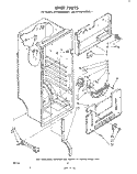 LINER , LITERATURE AND OPTIONAL Diagram and Parts List for ET14JKXMWR1  Whirlpool Refrigerator