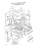 BODY Diagram and Parts List for 1093B3A  Roper Wall Oven