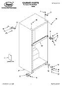 Part Location Diagram of 2316018 Whirlpool Use & Care Guide
