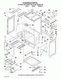 Part Location Diagram of W10224919 Whirlpool COVER-REAR