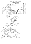 MACHINE BASE Diagram and Parts List for 6LSS5232DQ2  Whirlpool Washer