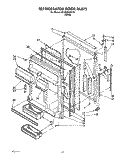 REFRIGERATOR DOOR Diagram and Parts List for ET18RKXYN10  Whirlpool Refrigerator