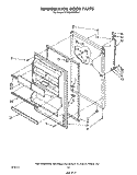 REFRIGERATOR DOOR , NOT ILLUSTRATED Diagram and Parts List for ET16EK1PWR4  Whirlpool Refrigerator