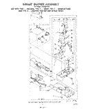 688637 BURNER Diagram and Parts List for LHI9801W2  Whirlpool Dryer