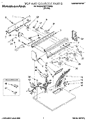SECTION Diagram and Parts List for KEYE777BWH0  KitchenAid Dryer